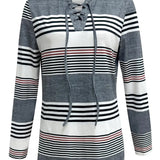 T - Shirt Avec Rayures Pour le Port Casual