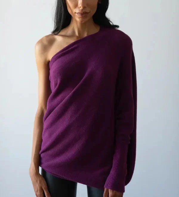 Amaris | Pull oversize à col convertible pour femme