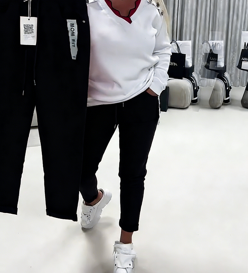Pantalon Mode Élastique Cordon