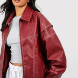Selene | Veste rouge élégante pour femme