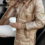 Clara – Manteau matelassé d’hiver femme avec capuche