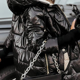 Clara – Manteau matelassé d’hiver femme avec capuche