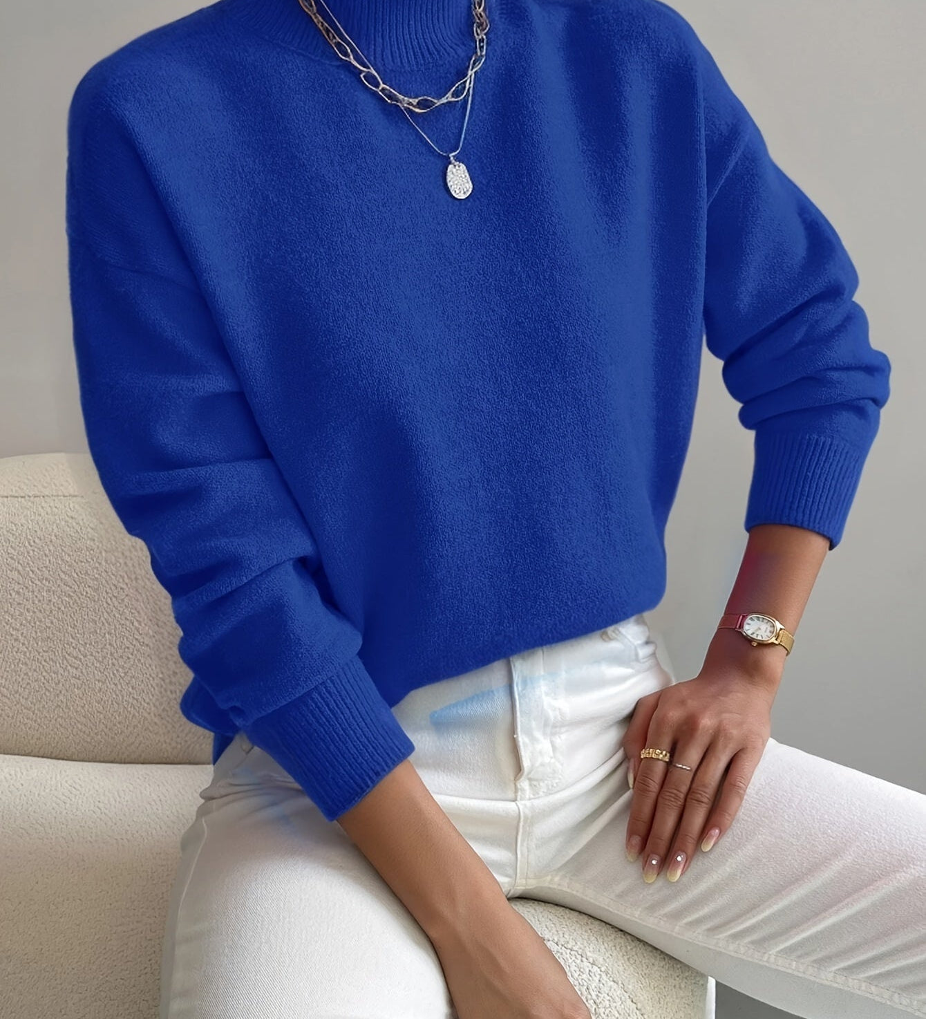 Élise – Pull à col rond femme