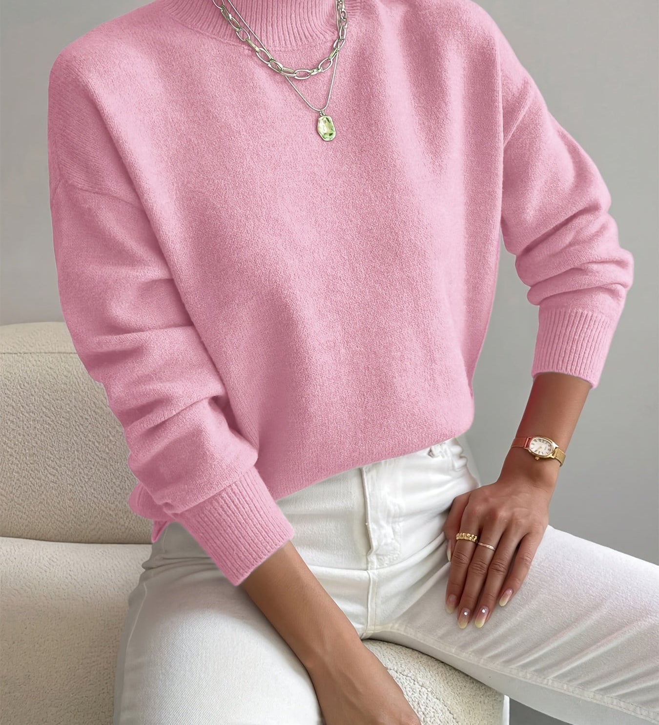 Élise – Pull à col rond femme