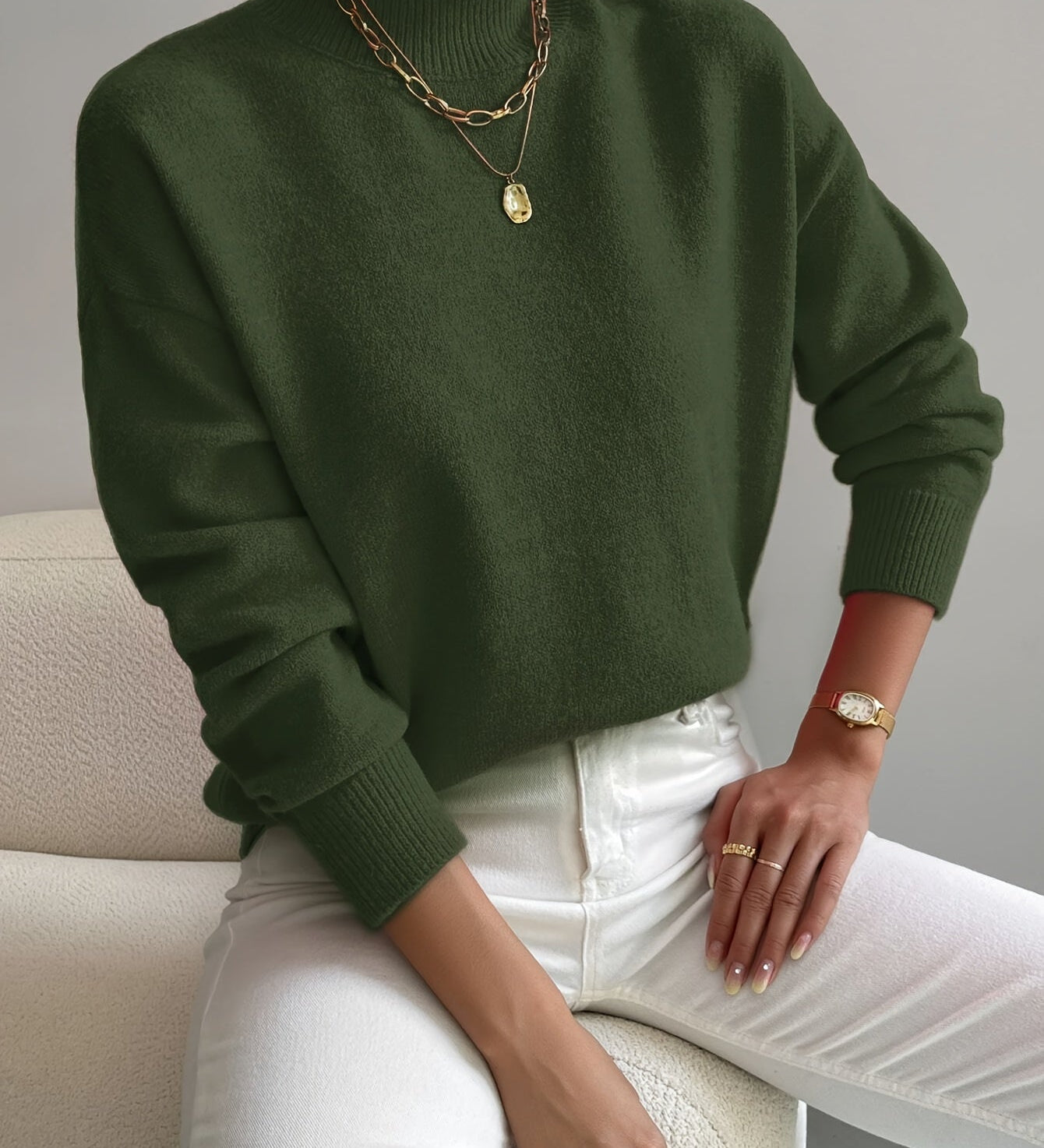 Élise – Pull à col rond femme