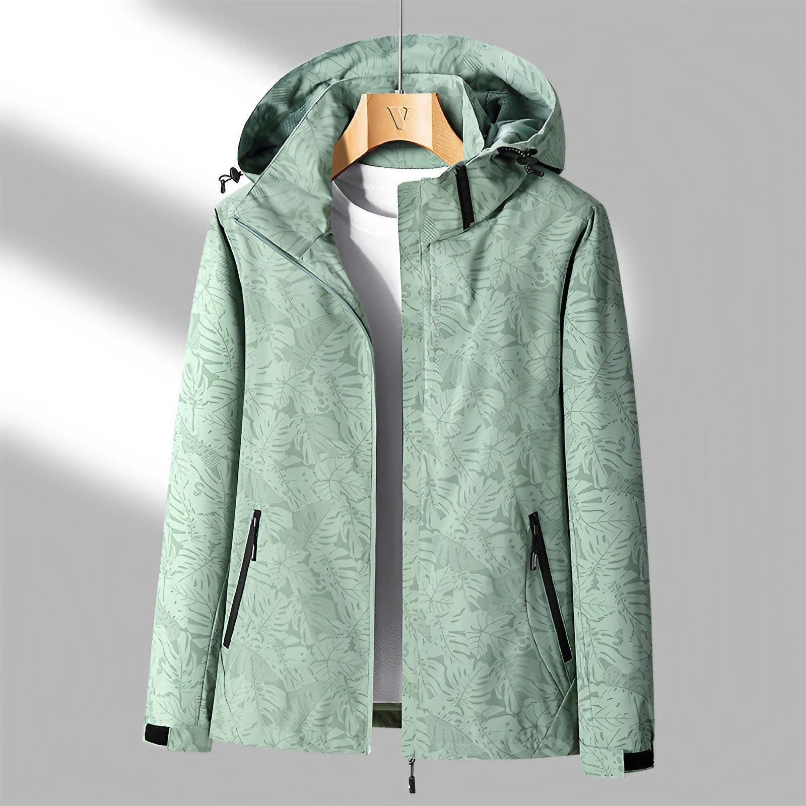 Chiara | Veste à capuche zippée avec finition imperméable pour femme